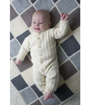 Martin strikket babyteppe - DG 293-05B