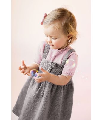 Kofte, seleskjørt & jumper til baby - DG 321-23