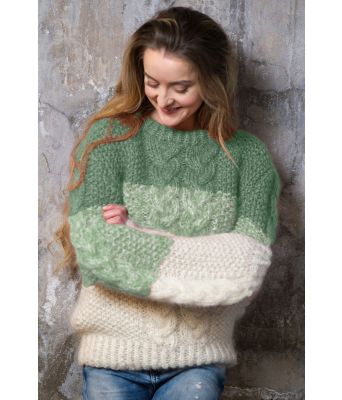 Grønn Pixiegenser - DG 432-03C