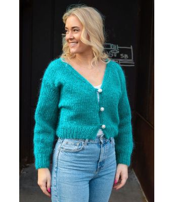 Amanda kort strikkejakke - DG 451-23