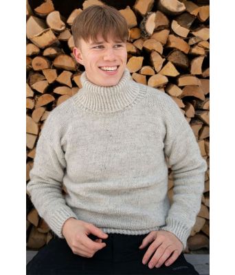 Meinert strikkegenser med høy hals - DG 463-04