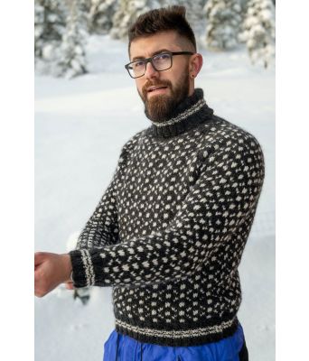 Klassisk islender med koksgrå bunnfarge - DG 463-10