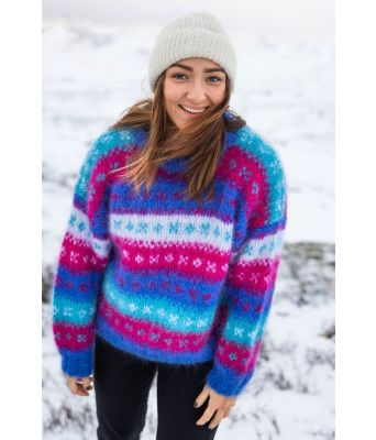 Håndballgenseren i mohairgarn - DG 480-07