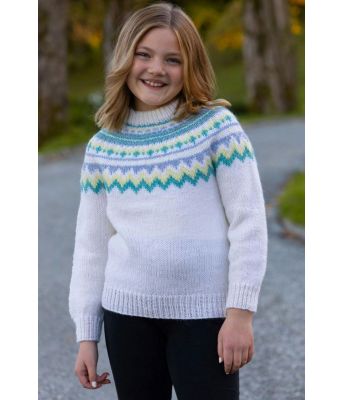 Hvit Nillogenser til barn - DG 489-08