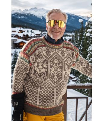 Mørkebrun OL-genser fra Lillehammer 94 - DLG 126-SU3488