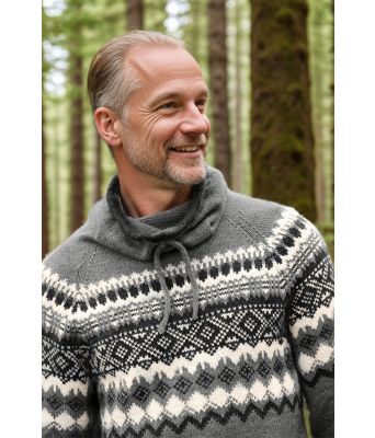 Grå Carl hettegenser - DLG 143-SU340534273402