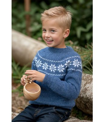 Stjernegenser med rundfelling til barn - DLG 201