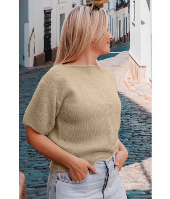 Beige Peggy sweater - DLG-22-008-306