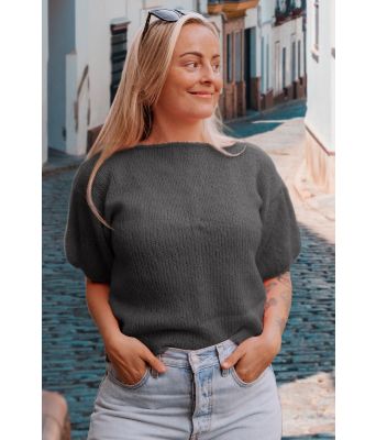 Mørk grå Peggy sweater - DLG-22-008-315