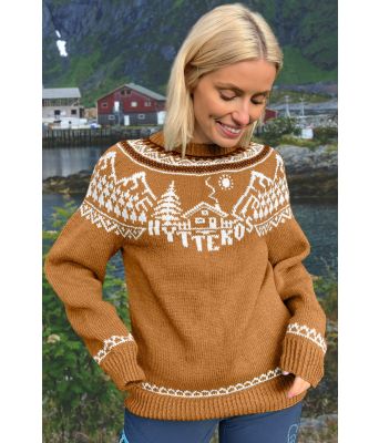 Oransje Hyttekosgenser med brune detaljer - DLG 22-009-551B