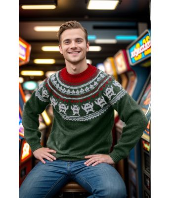 Armygrønn Gaming genser - DLG 23-014-3489