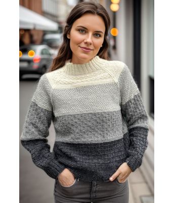 Structured stripes of grey - DLG 23-018SR