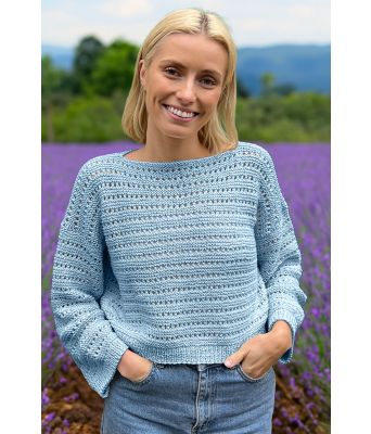 Lyseblå Cielo genser - DLG 23-019-5340