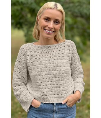 Cielo genser i kittfarge - DLG 23-019-5384