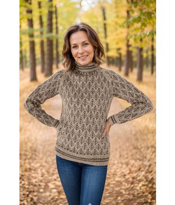 Grantregenseren i melert beige - DLG 23-023-SU34853488