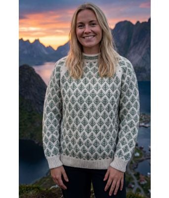 Grantregenseren i naturhvit og mosegrønn - DLG 23-023AS-502532-F