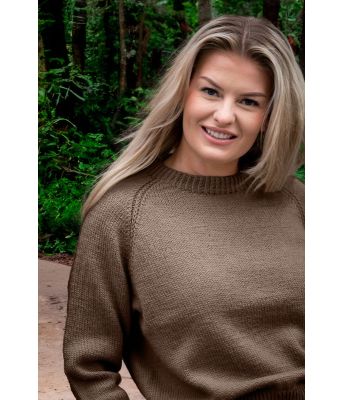 Mørkebrun Ultimate genser 22m - DLG 23-024-3488