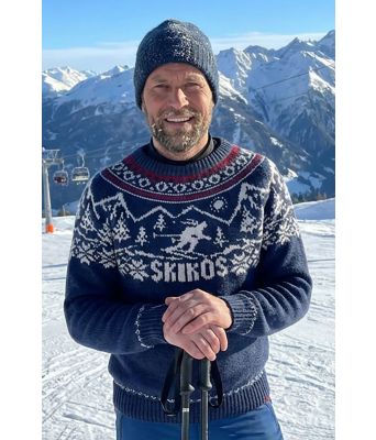 Marineblå Skikos genser - DLG-23-029AS-M-526560