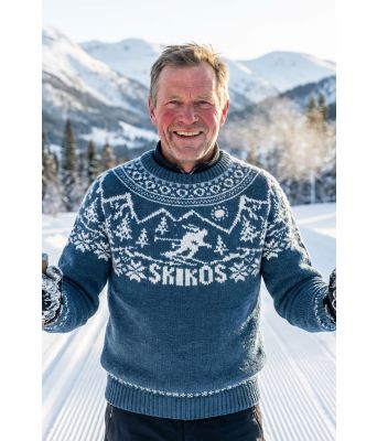 Skikos genser i mørk petrol - DLG-23-029AS-M-529528