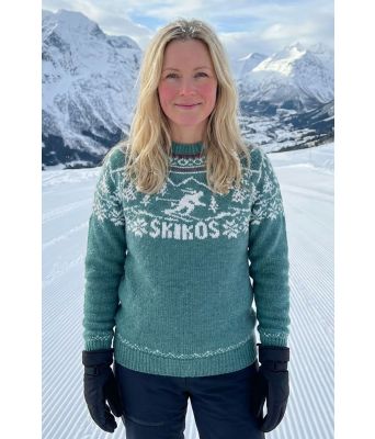 Blågrønn Skikos genser - DLG-23-029AS-W-534558