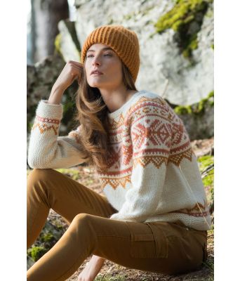 Chunky Iris genser med lav hals - DLG 23-042