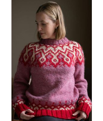 Rosa Chunky Torren genser - DLG 23-046-6723