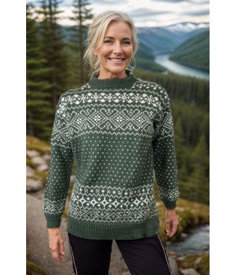 Armygrønn Vangsgenser - DLG 24-010-3489