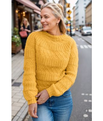 Solgul Strukturlykkegenser - DLG 24-013-AS540