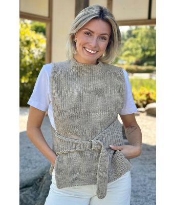 Beige ovarenna vest - DLG 25-002-AS507C