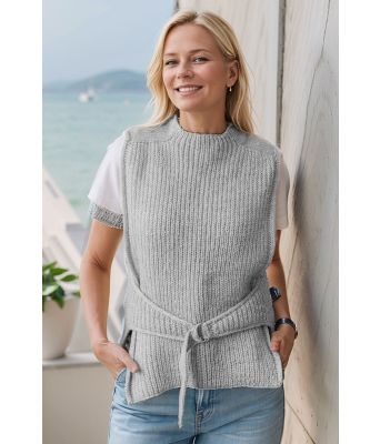 Lysegrå Varenna vest - DLG 25-002-SU3403