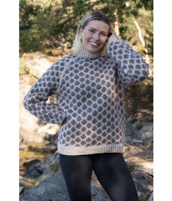 Dettifoss chunky islender med store prikker - DLG 25-017