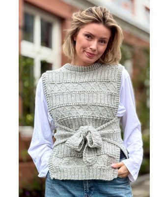 Strukturlykkevesten med knyting - DLG 25-033