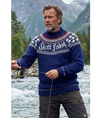 Skitt fiske genser marineblå - DLG 25-035SU-3406