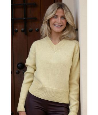 Loise genser i lys gul - DLG 262
