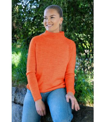 Lara genser i oransje - DSA 111-01D