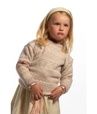 Vallegenser til barn (pudderrosa stripe) - DSA 121-03