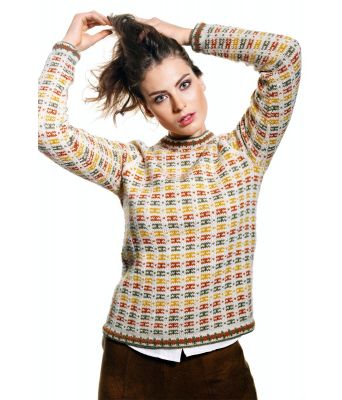 Raglangenser med mønster til dame - DSA 38-03