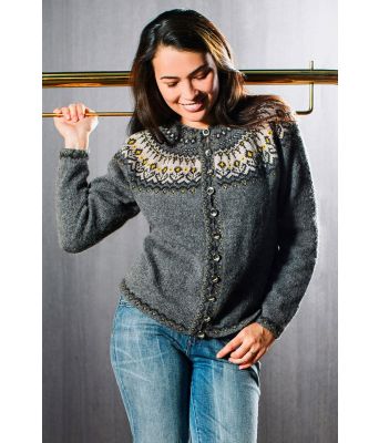 Parona jakke i mørk grå - DSA 40-09