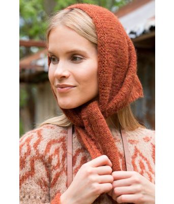 Joanna headscarf strikket skaut - DSA 80-08