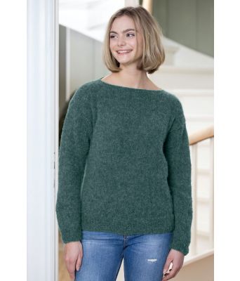 Grågrønn Gine genser - DSA 90-07B