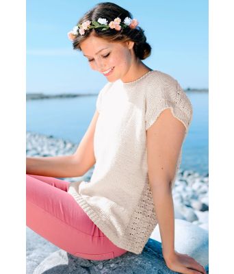 Nydelig strikket sommertopp - GG 257-11