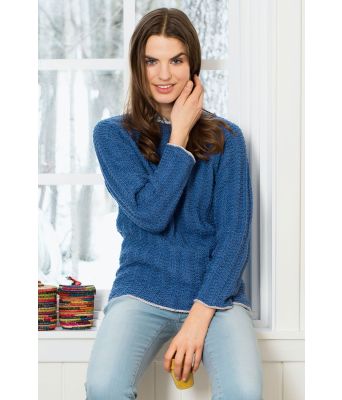 Genser med struktur mønster - GG 265-02