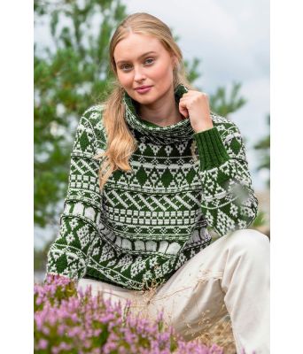 Marmor genser i armygrønn - GG 287-32-SU34893402