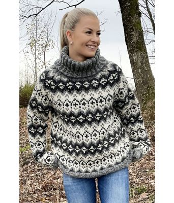 Grå Drifa genser - GG 294-14A