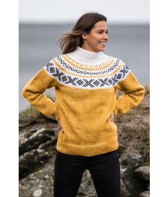 Gul Miranda genser - Viking 2134-06I