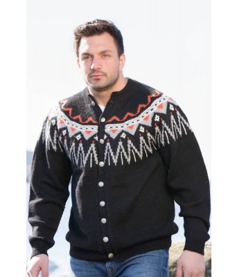 Harley strikkekofte til herre - Viking 1708-2