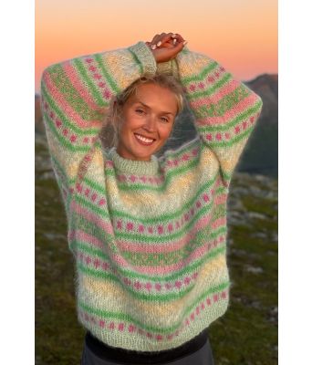 Mintgrønn Hanami genser - IR-02-02E-705