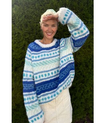 Hvit og blå Hanamigenser - IR-02-06F-700