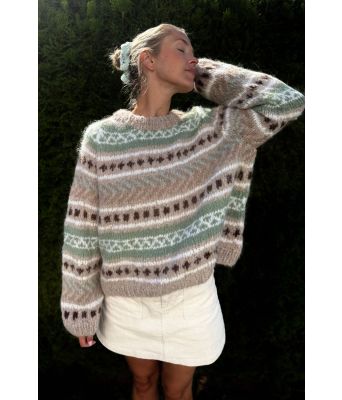 Sandfarget Hanamigenser i Fnugg - Ingrid Raadim IR 02-08D