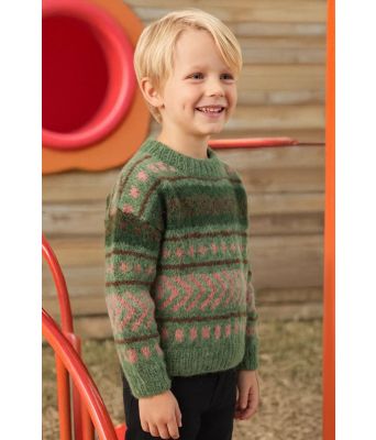 Olivengrønn Hanamigenser til barn - IR-02-10E-769